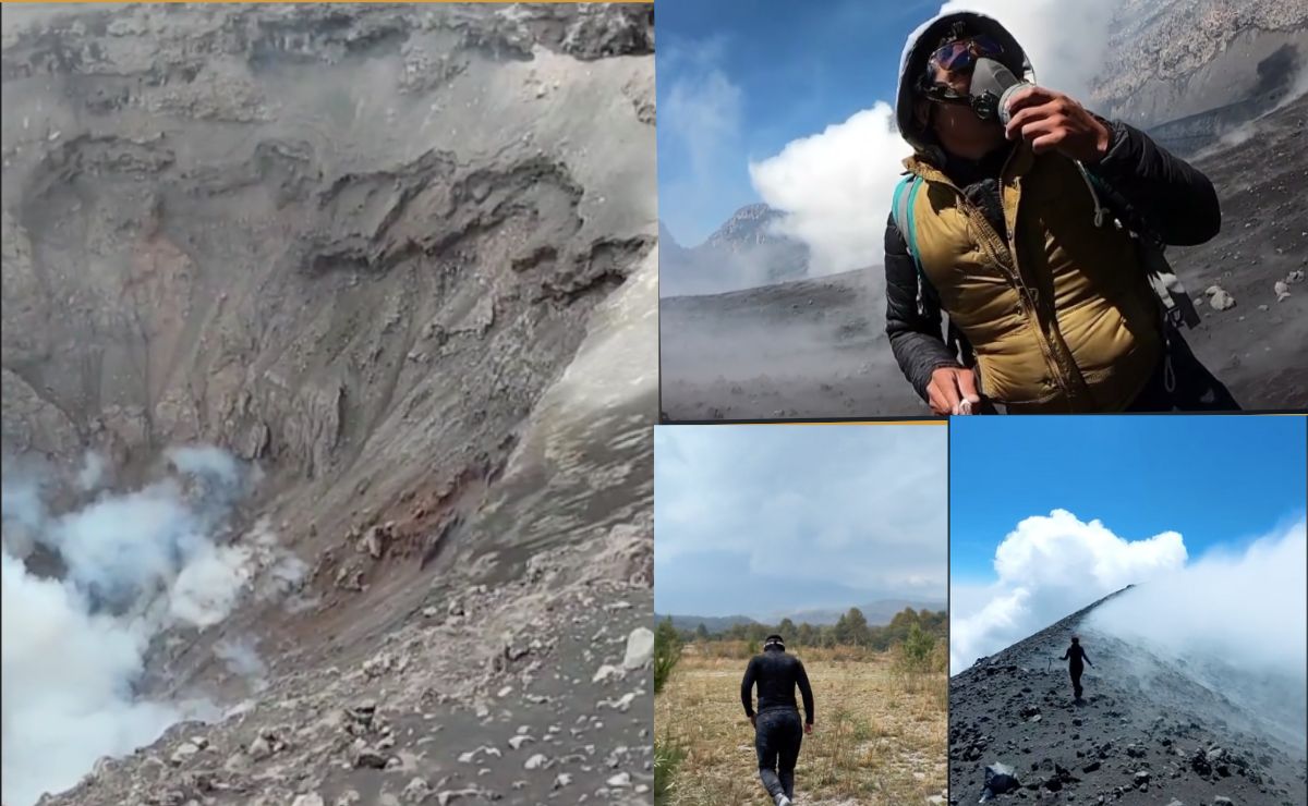 VIDEO Desafían el peligro y suben al cráter del volcán Popocatépetl, ¿sobrevivieron?