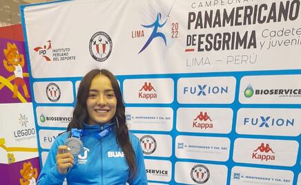 Alumna de la BUAP gana medalla de plata en campeonato panamericano de esgrima