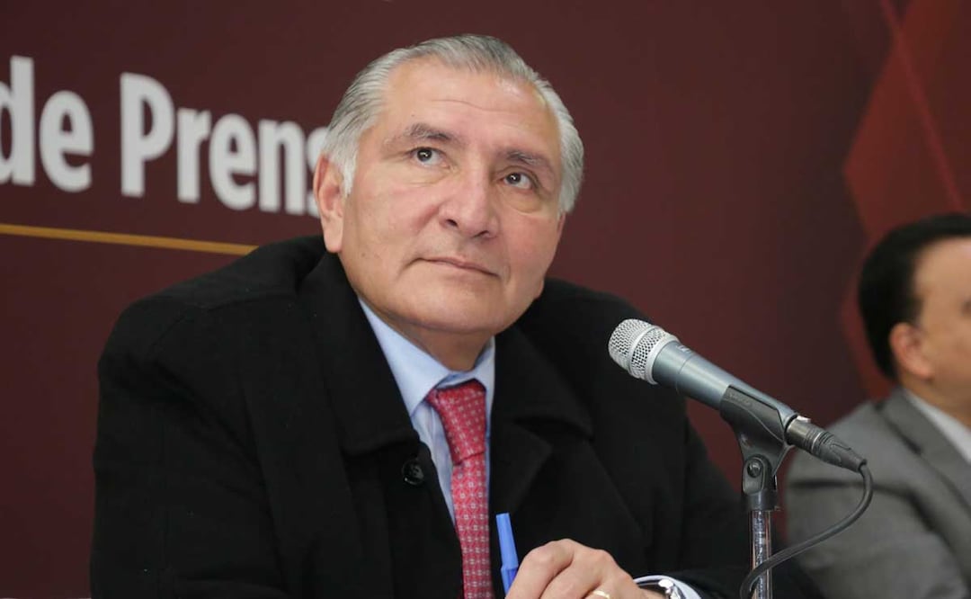 El secretario de Gobernación, Adán Augusto López, inició su visita a Puebla con una conferencia de prensa | Foto: El Universal Puebla