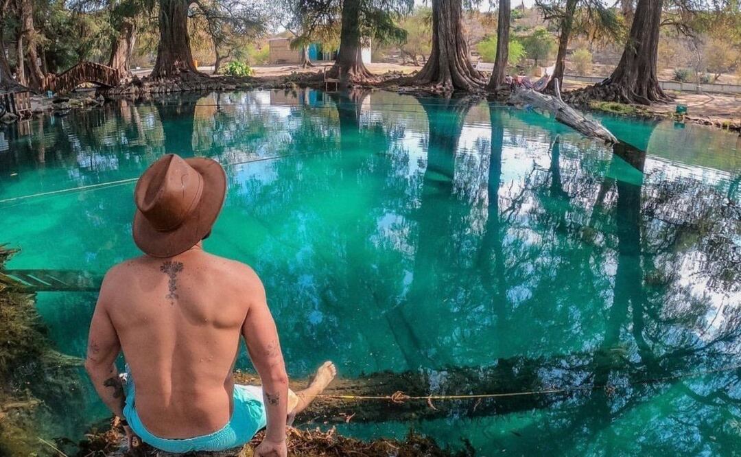Este manantial de aguas cristalinas se ubica en Puebla | Foto: Instagram @josepacovega