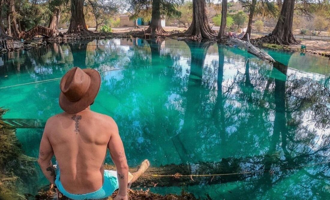 Este manantial de aguas cristalinas se ubica en Puebla | Foto: Instagram @josepacovega