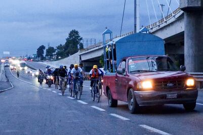 Autopista México-Puebla hoy: Peregrinos inician camino a la Basílica de Guadalupe