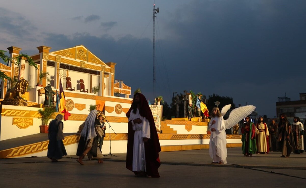 Con formato híbrido, comienza primer acto de la Pasión de Cristo en Iztapalapa