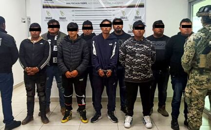 Detienen a 9 asaltantes de transporte de carga en Puebla