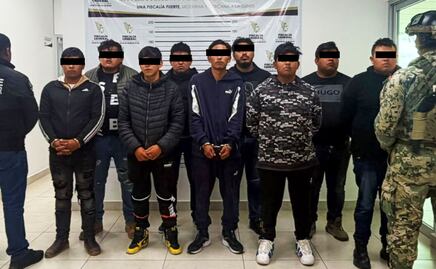 Detienen a 9 asaltantes de transporte de carga en Puebla
