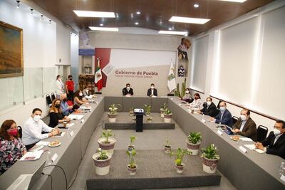 Acuerdan Miguel Barbosa y Lalo Rivera un plan de trabajo conjunto