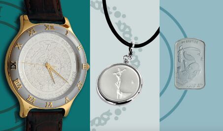 Medallas, dijes y relojes: Estas son las joyas que vende la Casa de Moneda