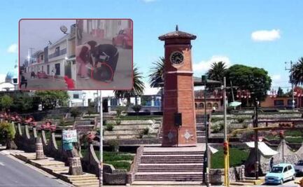 VIDEO Violenta riña entre vecinos de Santa María Zacatepec deja un lesionado