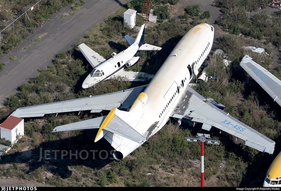 Este es el cementerio de aviones donde hay una aeronave de Puebla Airlines | Jetphotos