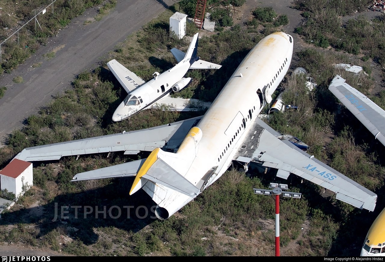 Este es el cementerio de aviones donde hay una aeronave de Puebla Airlines | Jetphotos