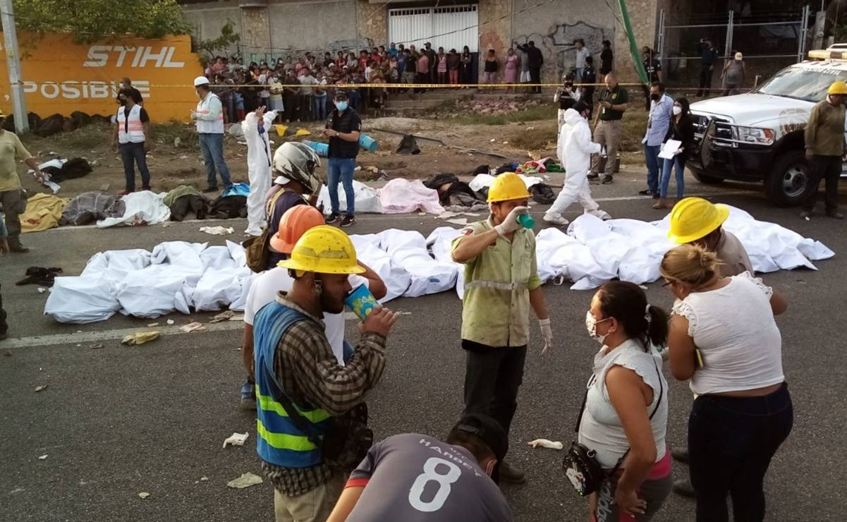 Lista de migrantes fallecidos y lesionados tras volcadura de tráiler en carretera Tuxtla-Chiapa de Corzo