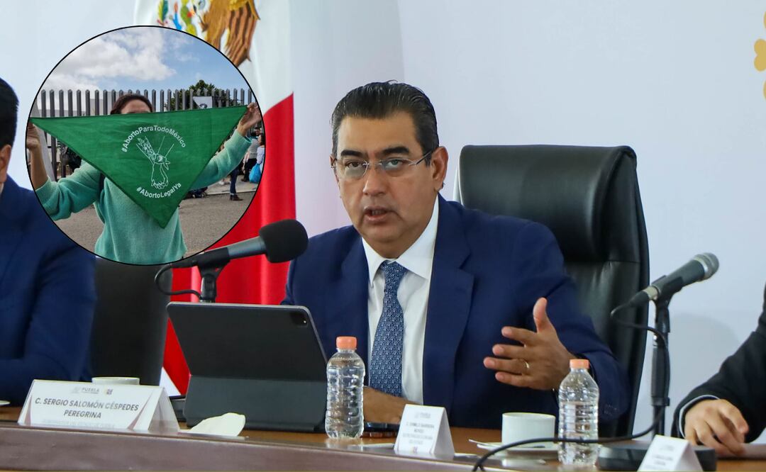 Sergio Salomón enfatizó que la despenalización del aborto es un tema del Congreso | Foto: EsImagen / El Universal