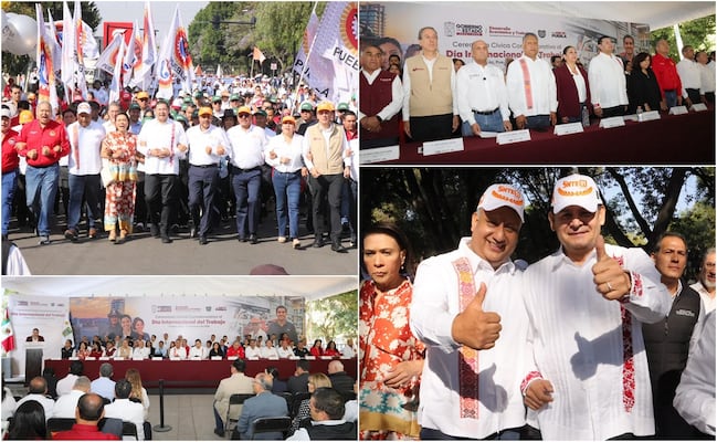 Puebla reafirma soberanía laboral en el Día del Trabajo