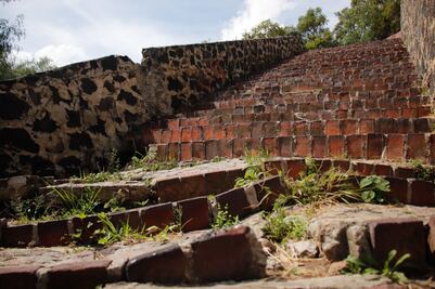 ESCALINATA DE LA PIRÁMIDE DE CHOLULA