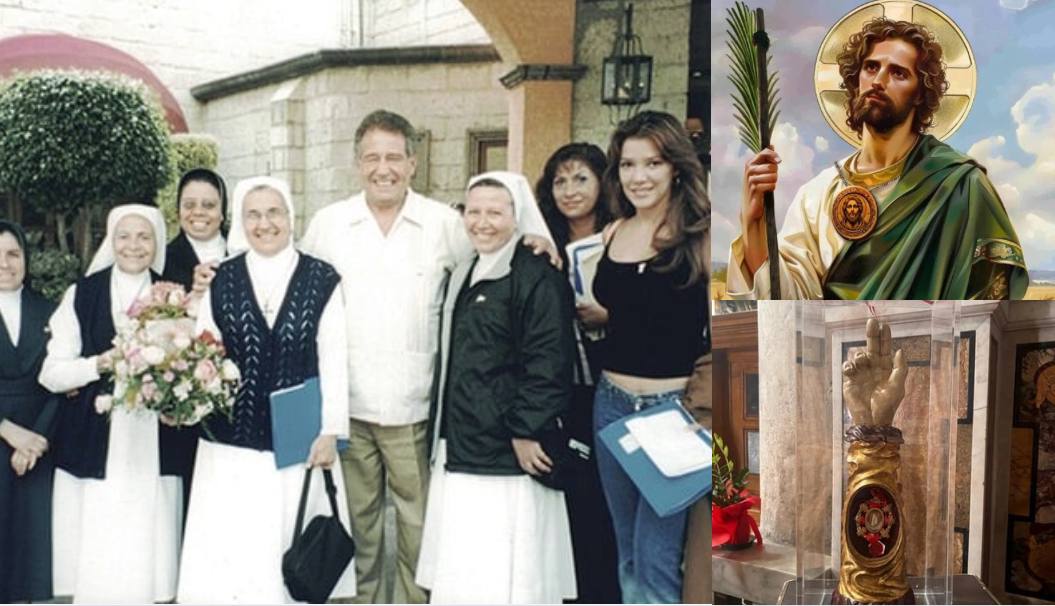 Él es el empresario responsable de traer a México la reliquia de San Judas Tadeo