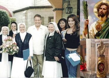 Él es el empresario responsable de traer a México la reliquia de San Judas Tadeo