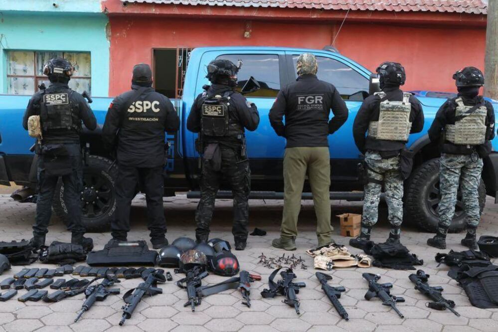 Durante el Operativo Enjambre en Esperanza fueron aseguradas 35 armas de fuego | Foto: X @OHarfuch