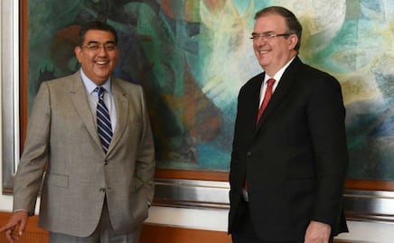 Sergio Salomón Céspedes se reúne con Marcelo Ebrard
