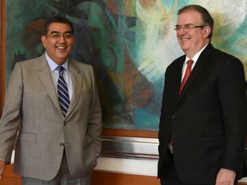 Sergio Salomón Céspedes se reúne con Marcelo Ebrard