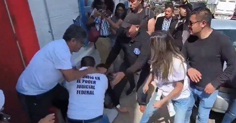 La conferencia de Lenia Batres estaba programada a las 10:00 horas de este viernes 16 de agosto | EsImagen