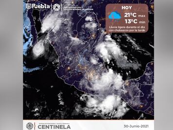 Pronóstico del clima en Puebla: se emite alerta por lluvias en la ciudad