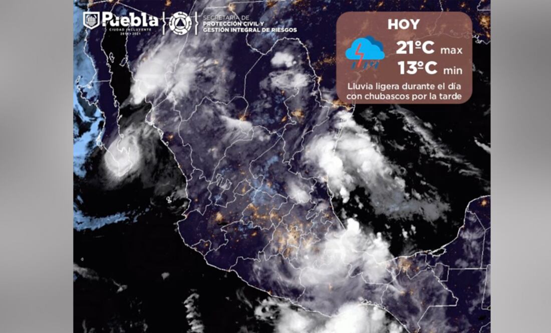 Foto: Protección Civil Municipal Puebla