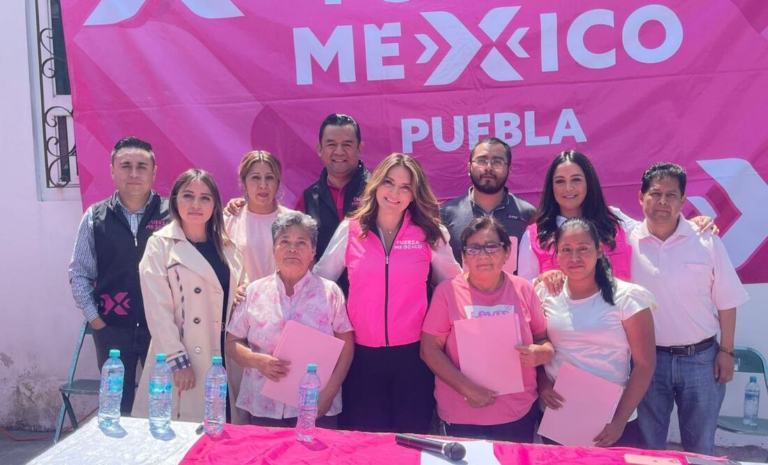 Fuerza por México sigue creciendo en Puebla; toman protesta a comités auxiliares | Foto: Fuerza por México.