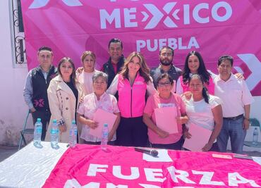 Fuerza por México sigue creciendo en Puebla; toman protesta a comités auxiliares