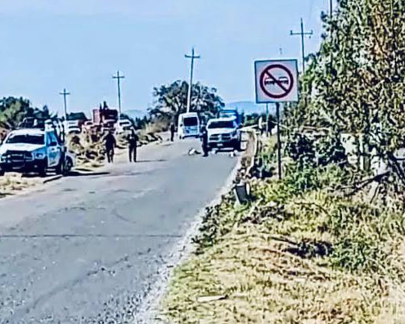 Policías encontraron tirado a un hombre con diversas heridas de bala en la colonia Nueva Esperanza | Foto: Especial