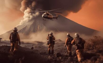 ¡Impactante! Inteligencia Artificial revela cómo sería una mega explosión del Popocatépetl