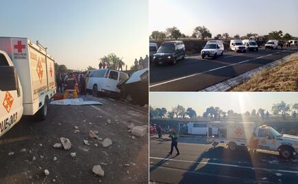 Choque en el Arco Poniente de Huejotzingo deja 2 muertos y 7 heridos