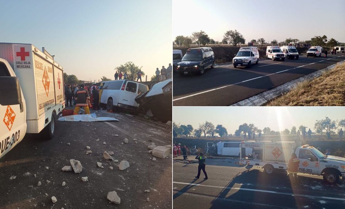 Choque Arco Poniente, Huejotzingo / Foto Cruz Roja San Martín