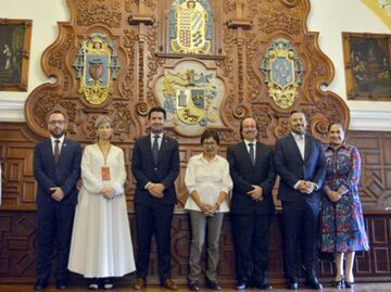 BUAP realiza el segundo Taller Internacional en el Salón Barroco del Edificio Carolino