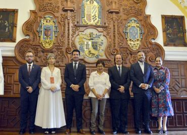 BUAP realiza el segundo Taller Internacional en el Salón Barroco del Edificio Carolino
