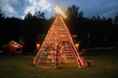 Distrito polar, el paraíso navideño en medio del bosque y a 90 minutos de la ciudad de Puebla