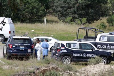 Hallan dos cadáveres calcinados en los límites de Puebla y Amozoc