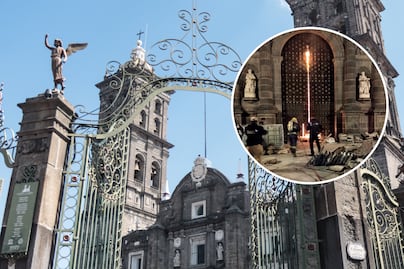 Esto se sabe del incendio provocado en la Catedral de Puebla