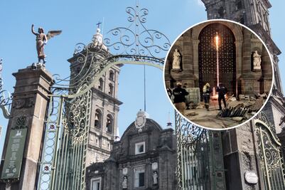 Esto se sabe del incendio provocado en la Catedral de Puebla