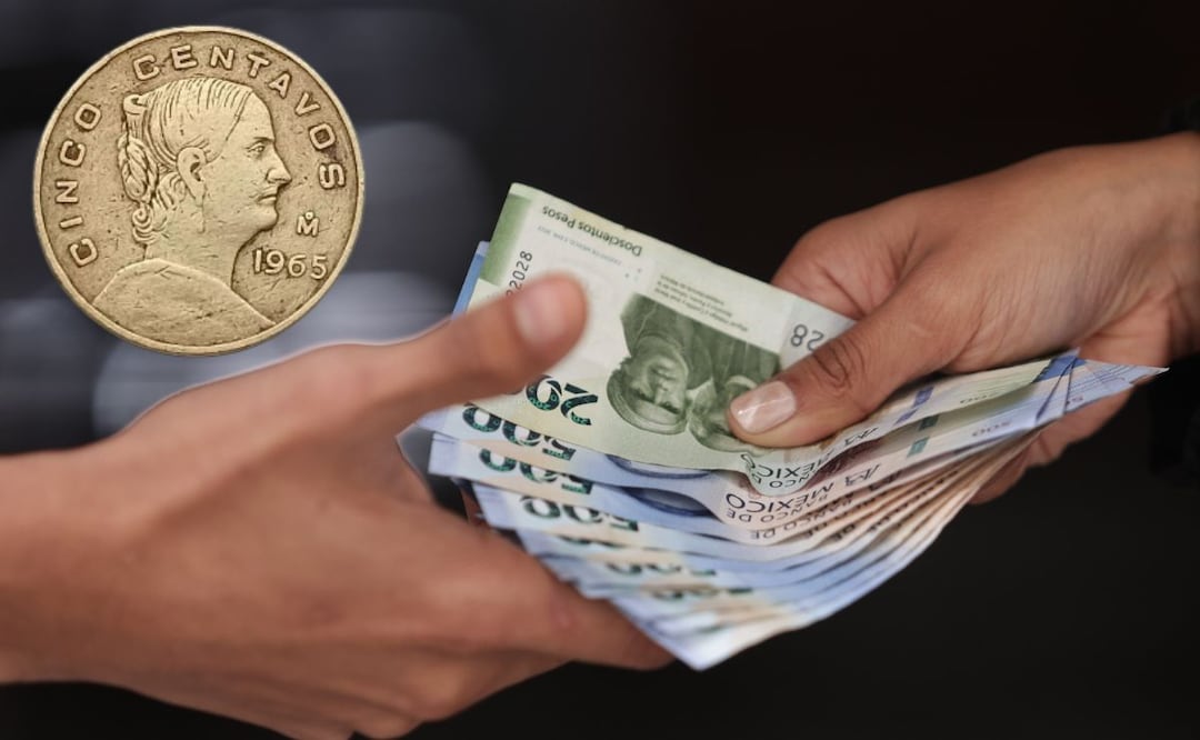 Una moneda de 5 centavos se cotiza hasta en 900 mil pesos | Foto: Mercado Libre / EsImagen