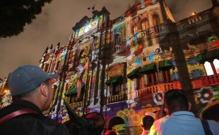Conmemora Gobierno de la Ciudad la Batalla de Puebla con video mapping