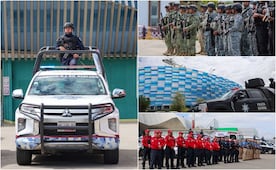 Por aire y tierra, fuerzas de seguridad realizan vigilancia en vacaciones