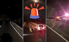 VIDEO Trailero se salva de asalto en la autopista Puebla-Córdoba
