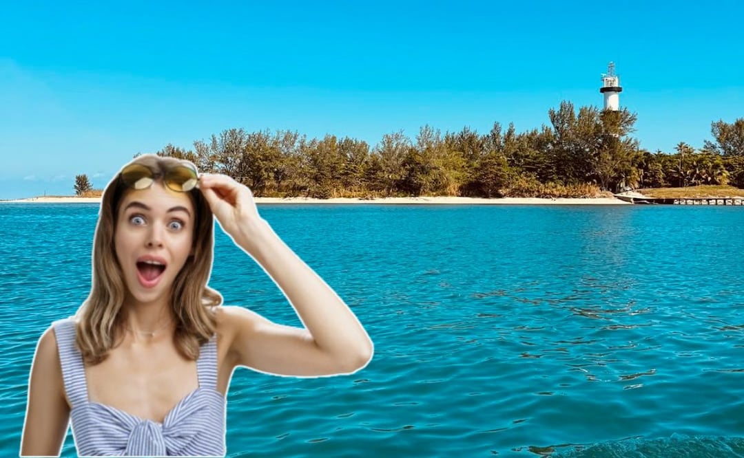 Cancuncito es una curiosa formación en las playas de Veracruz | Foto: Instagram @asdic.veracruz