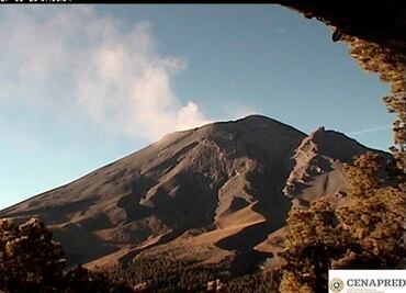 ¿Cómo amaneció el Popocatépetl? 25 de marzo 2021