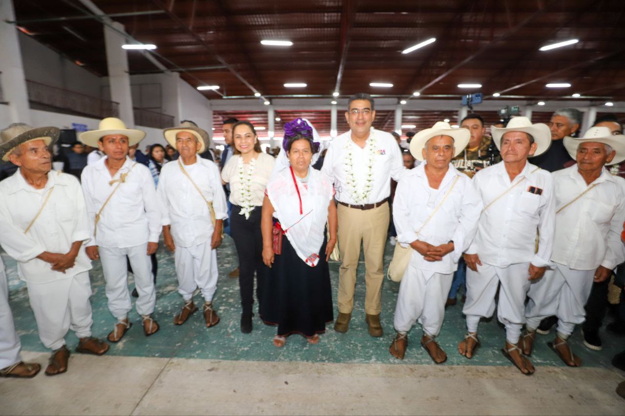 Sergio Salomón estuvo de gira en Cuetzalan | Fotos Gobierno del Estado