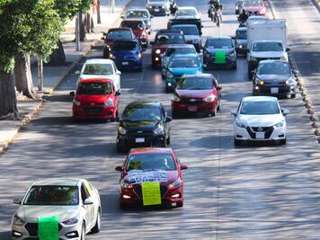 Tienen taxis de plataforma historial negro en Puebla