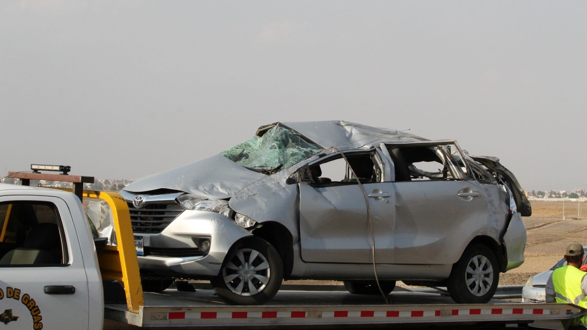 Fatal accidente deja dos muertos en la autopista Puebla-Atlixco