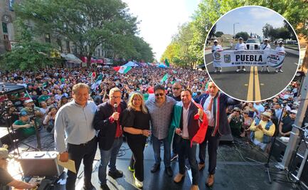 Gobierno de Puebla acompaña a comunidad migrante en festejos patrios en Estados Unidos