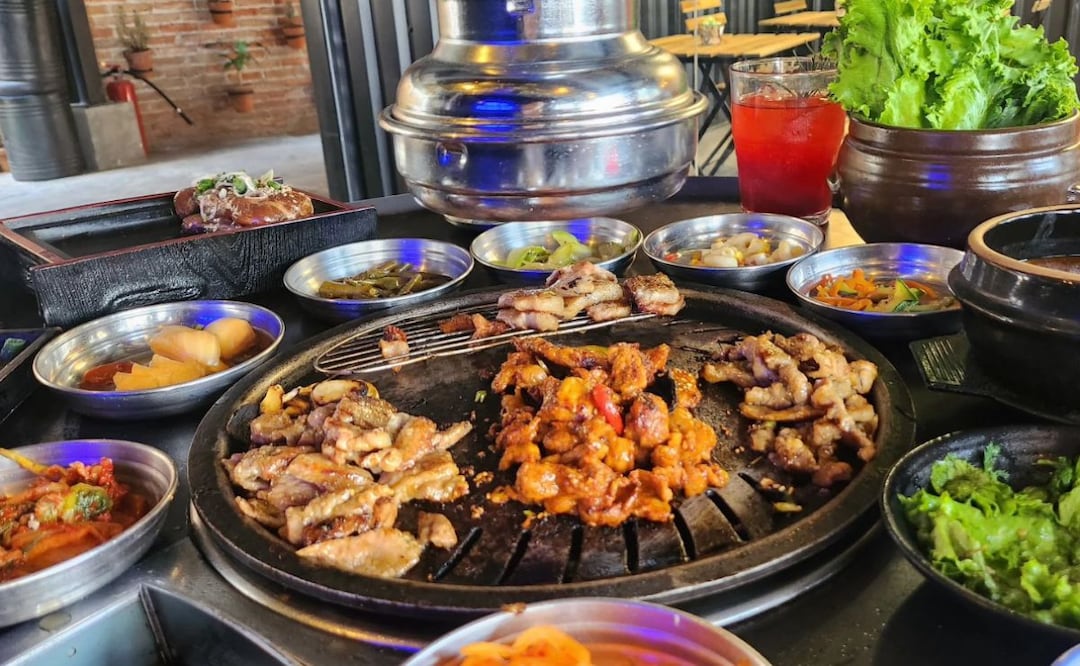 Mmm qué rico, carne y vegetales al puro estilo coreano en la ciudad de Puebla | Foto: Instagram daom_koreanporkbbq.mx