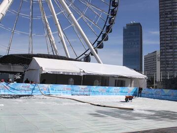 Sin fecha apertura de pista de hielo en la Estrella de Puebla